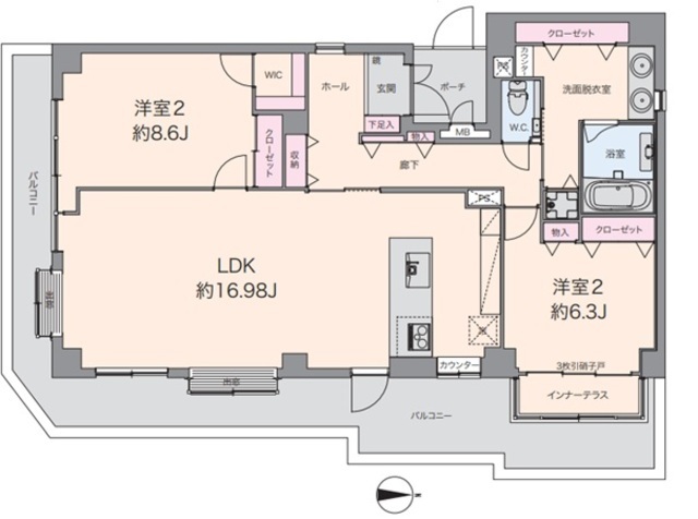 物件画像 SUN麻布十番 7階