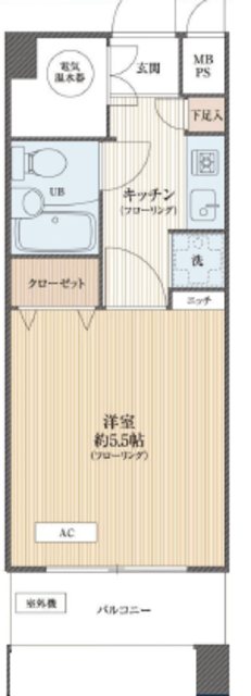 笹塚ダイヤモンドマンション 6階 間取り図