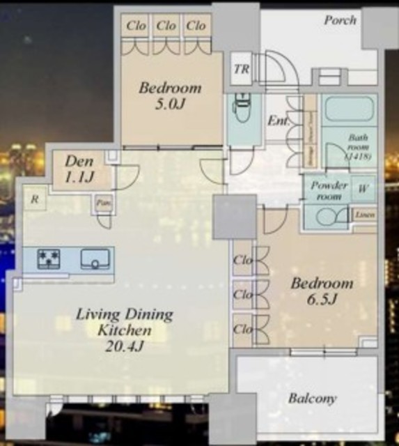 物件画像 ドゥ・トゥール 37階