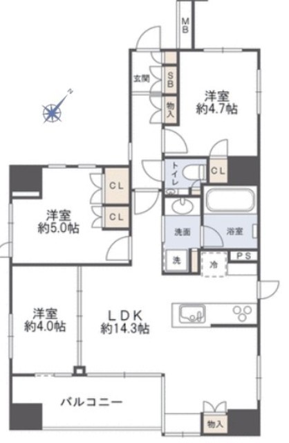 物件画像 アジールコフレ三軒茶屋 10階