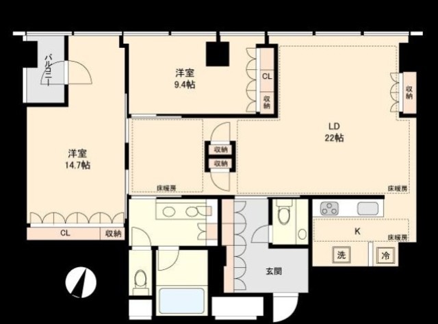 物件画像 平河町森タワーレジデンス 16階