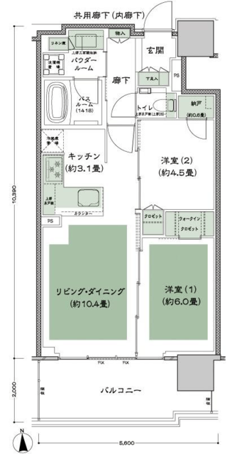 物件画像 グランドシティタワー月島 32階
