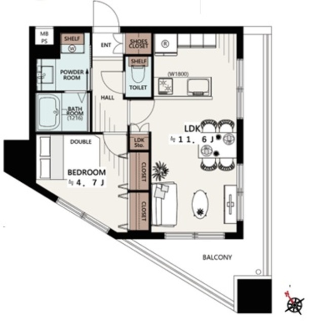 物件画像 マイキャッスル代々木 7階