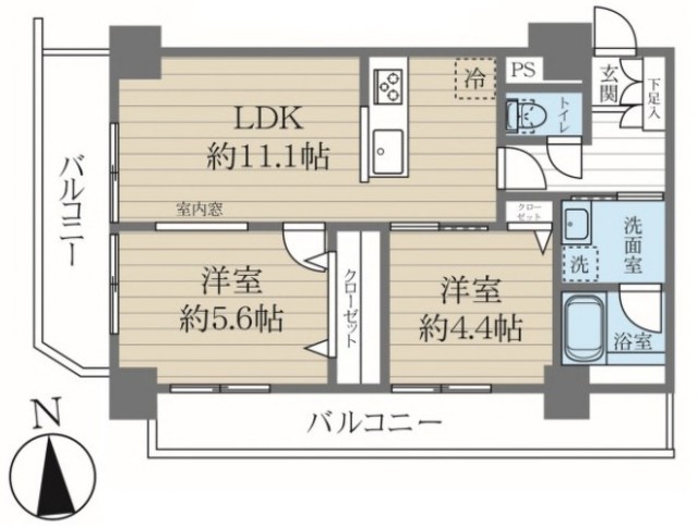 物件画像 ライオンズマンション新宿東公園 2階