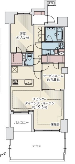 物件画像 ミッドガーデン赤坂氷川 1階