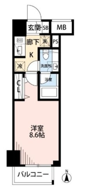 物件画像 シーフォルム駒沢大学 7階