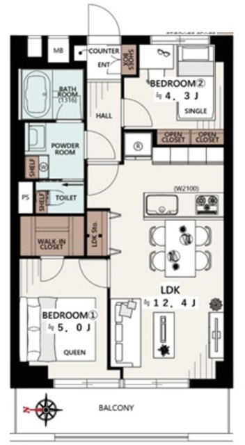 物件画像 ドミール第2東品川 6階