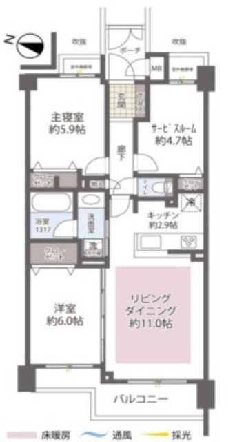 物件画像 ディアナコート八雲 3階