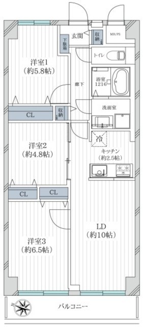 物件画像 木場サニータウン 4階