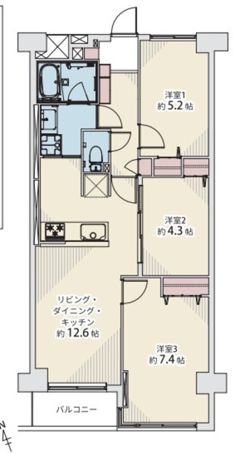 物件画像 グリーンパーク東砂 4階