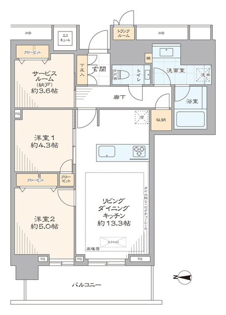 物件画像 ザ・パークハウス晴海タワーズクロノレジデンス 40階