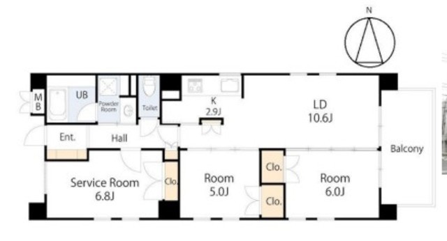物件画像 コスモ本所吾妻橋 2階