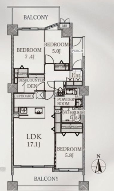 物件画像 ヒルズ久が原壱番館 3階
