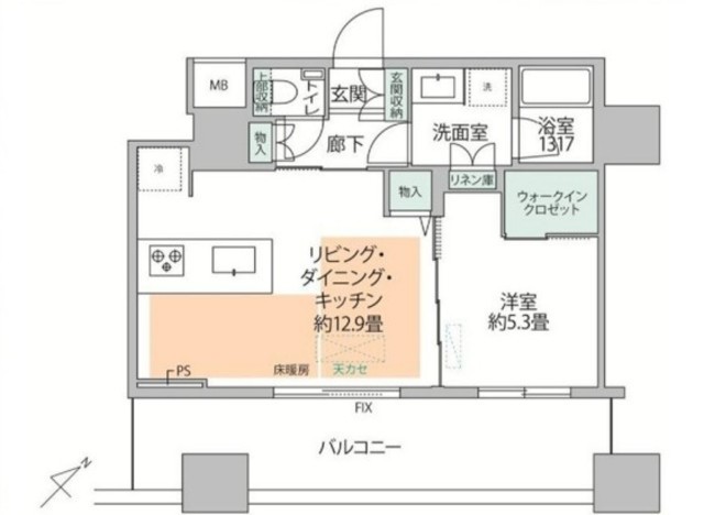 物件画像 エアライズタワー 4階