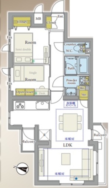 物件画像 メルシー武蔵小山 4階