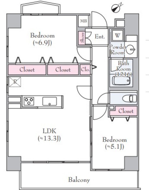 物件画像 朝日シティパリオ高輪台 2階