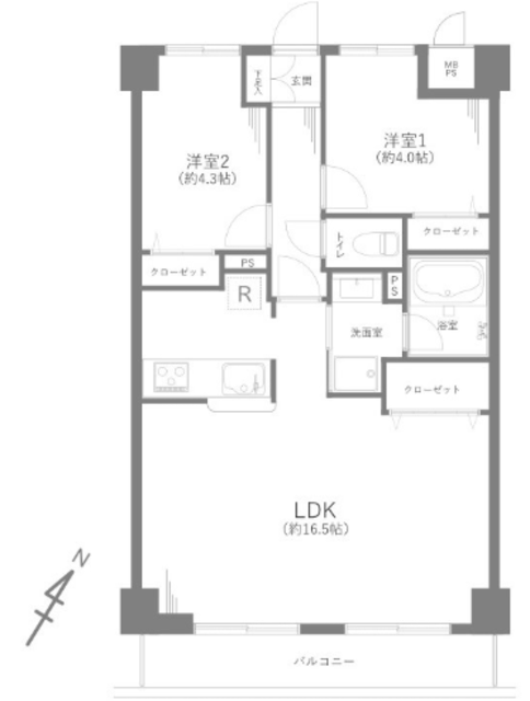 物件画像 グランパーク深沢 4階