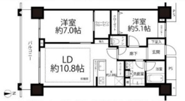 物件画像 ベイクレストタワー 19階