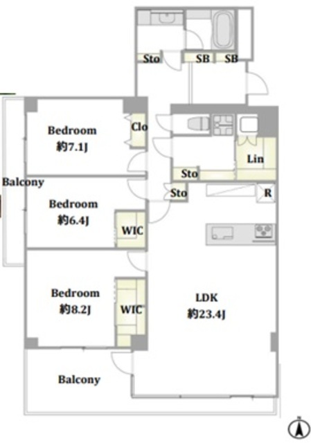 物件画像 中落合シティハウス 3階