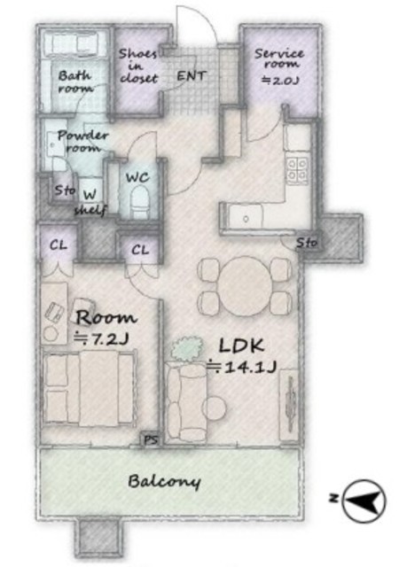 物件画像 ブリリアタワー東京 10階