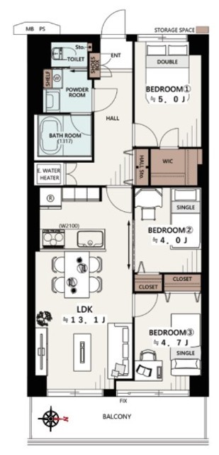 物件画像 レック東多摩川スカイハイツ2号館 5階