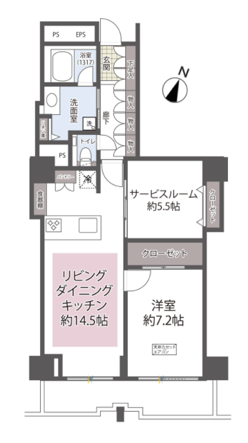 物件画像 アトラスタワー小石川 24階