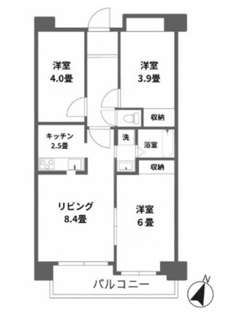 物件画像 サンレイ浅草 2階