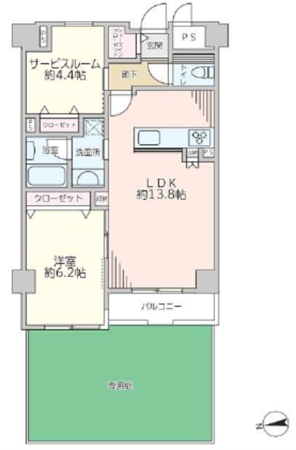 物件画像 ライオンズマンション阿佐ヶ谷第2 1階