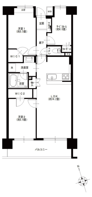 物件画像 中野方南町グランドハイツ 4階