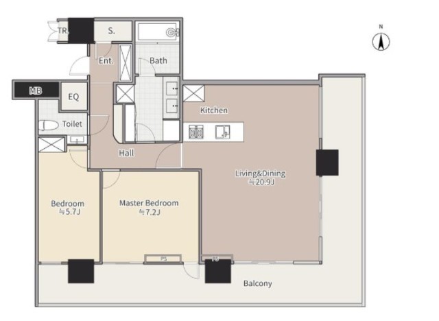 物件画像 ザ・パークハウス晴海タワーズティアロレジデンス 32階