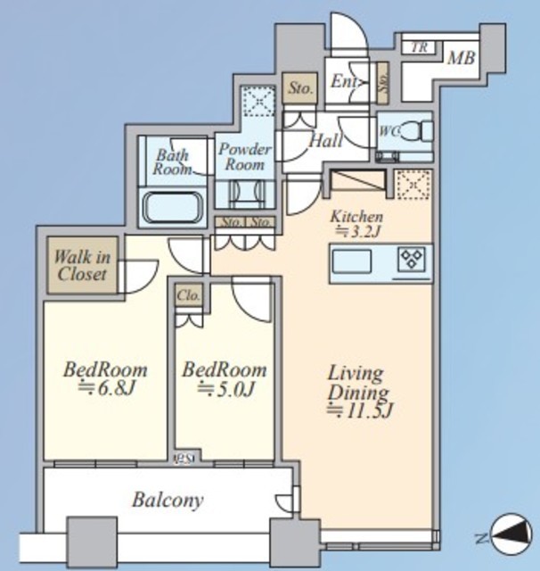物件画像 ザ・タワーズ台場 12階