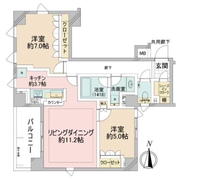 物件画像 グランスイートラ・ヴィル 3階