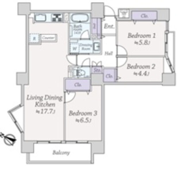 物件画像 朝日ツイン目黒 10階