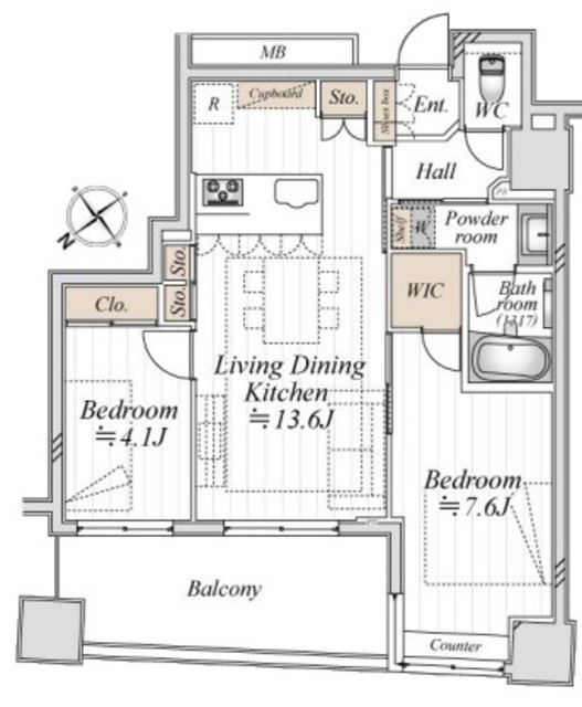 物件画像 パークホームズ武蔵小山 12階
