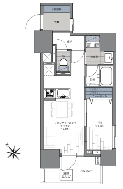 物件画像 イニシアイオ東中野 4階