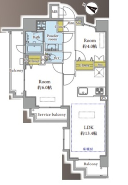 物件画像 ヴィーナ・パルテール 4階