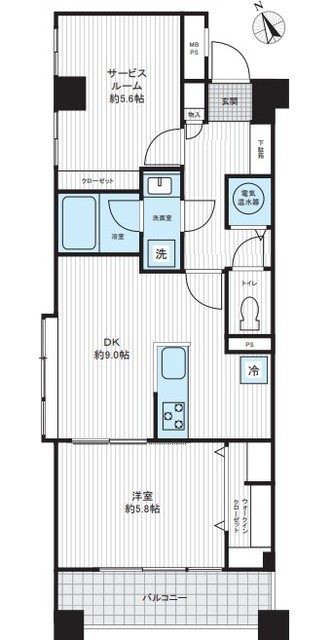物件画像 ライオンズマンション言問 7階