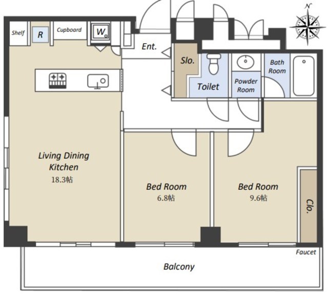 物件画像 赤坂グランドハウス 4階