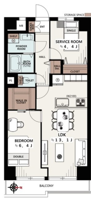 物件画像 コープ野村大塚 2階