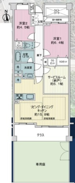 物件画像 中野鷺ノ宮パークホームズ 1階