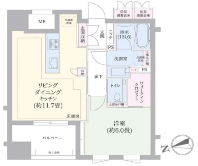 物件画像 アトラス麻布十番 3階