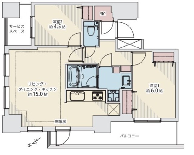 物件画像 パークタワー池袋イーストプレイス 15階