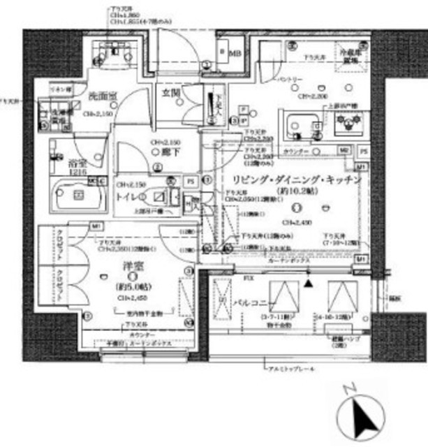 物件画像 クレヴィア東京八丁堀湊ザ・レジデンス 7階