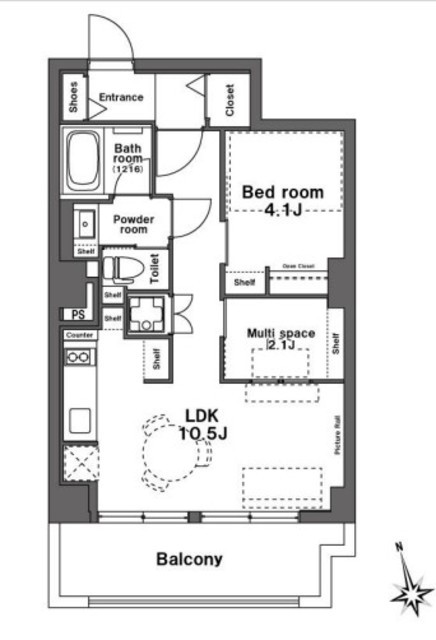 物件画像 メゾンボア旗の台 3階