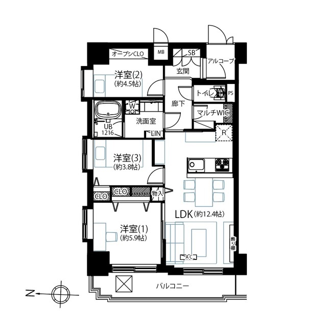 物件画像 NICEアーバン池袋山手通り 3階