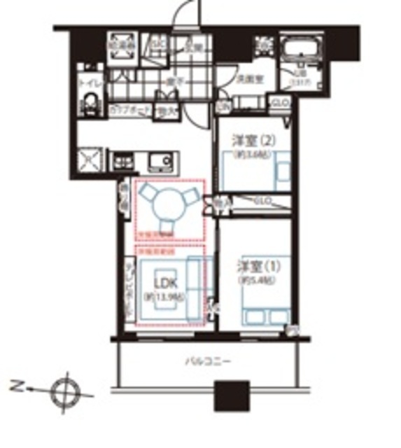 物件画像 勝どきザ・タワー 36階