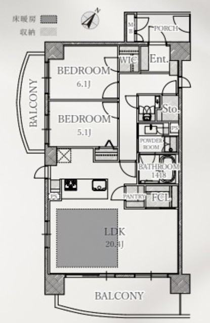 物件画像 三田シティハウス 7階