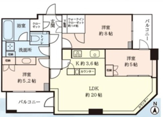 物件画像 スカイズタワー＆ガーデン 21階