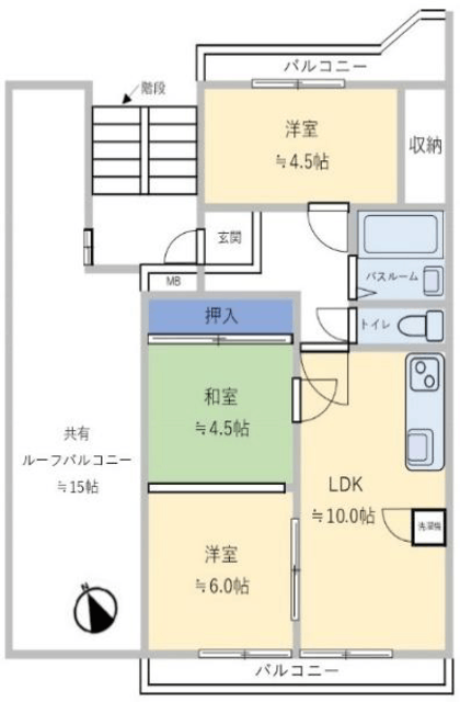 物件画像 シャロン･ド･成城 3階