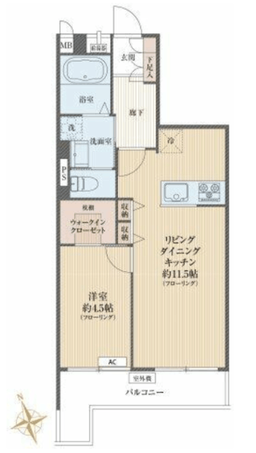 物件画像 第一東個マンション(立会川) 4階